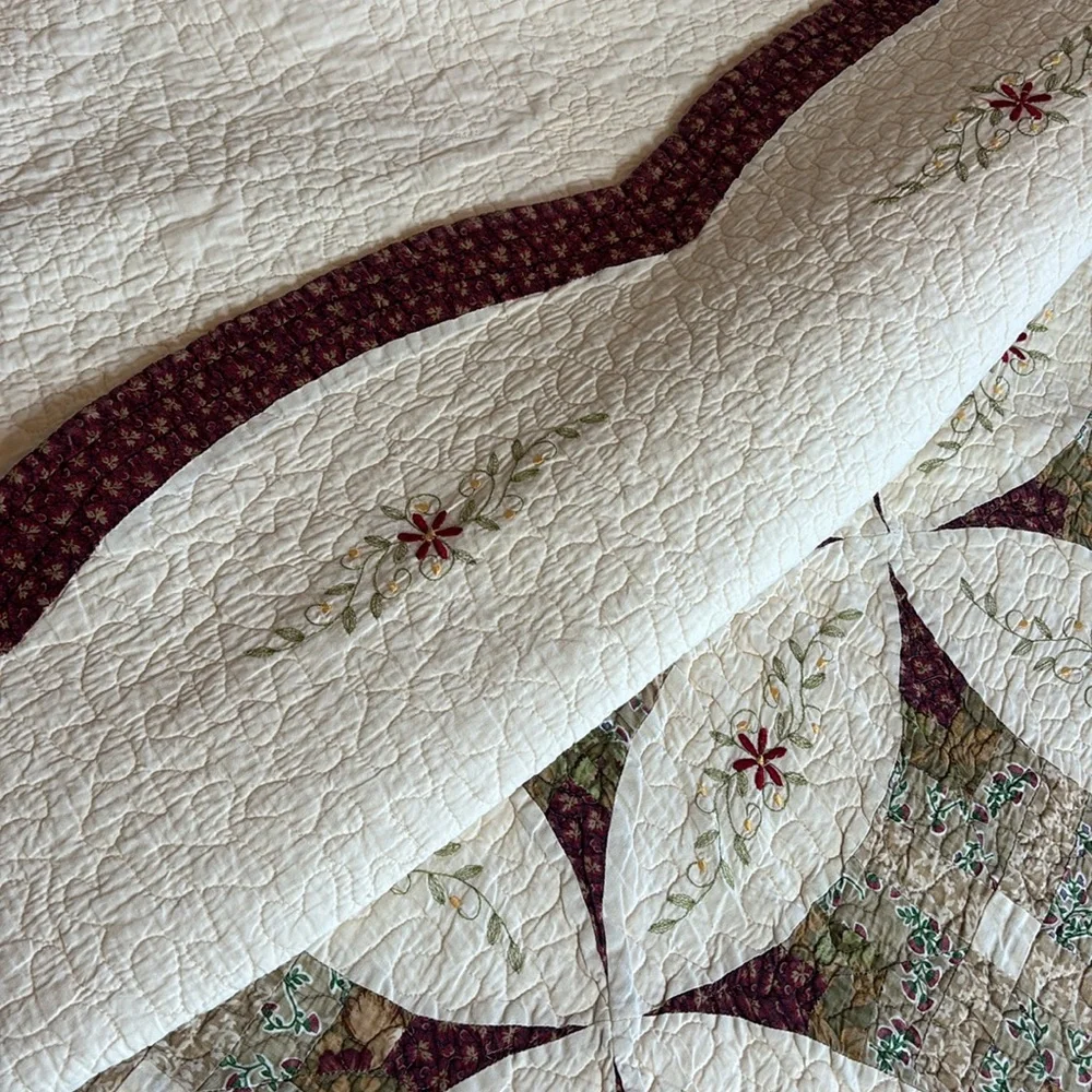 Vintage handcrafted quilt